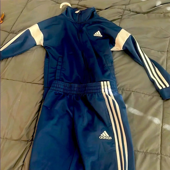 Adidas Blue Tracksuit - Picture 1 of 2